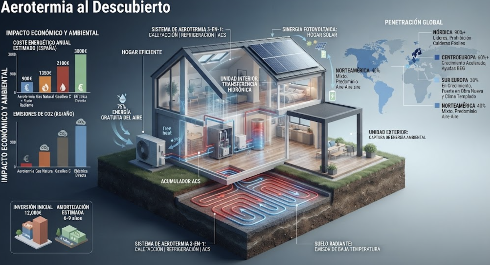 Aerotermia al Descubierto: La Revolución Invisible de la Climatización Doméstica y su Realidad Económica