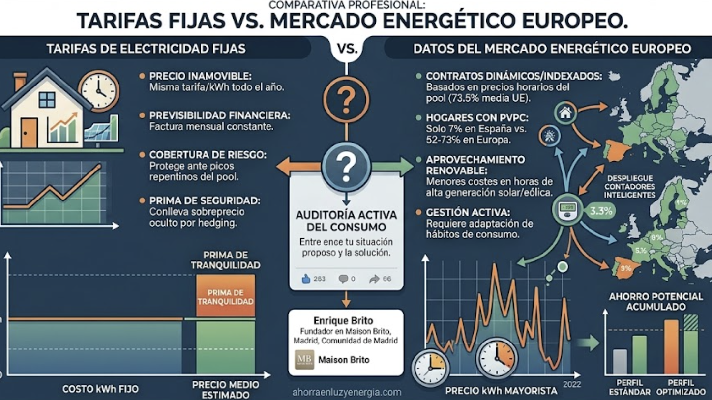 El Gran Mito de la Tarifa Plana de Luz: ¿Tranquilidad Financiera o un Sobreprecio Invisible en Europa?